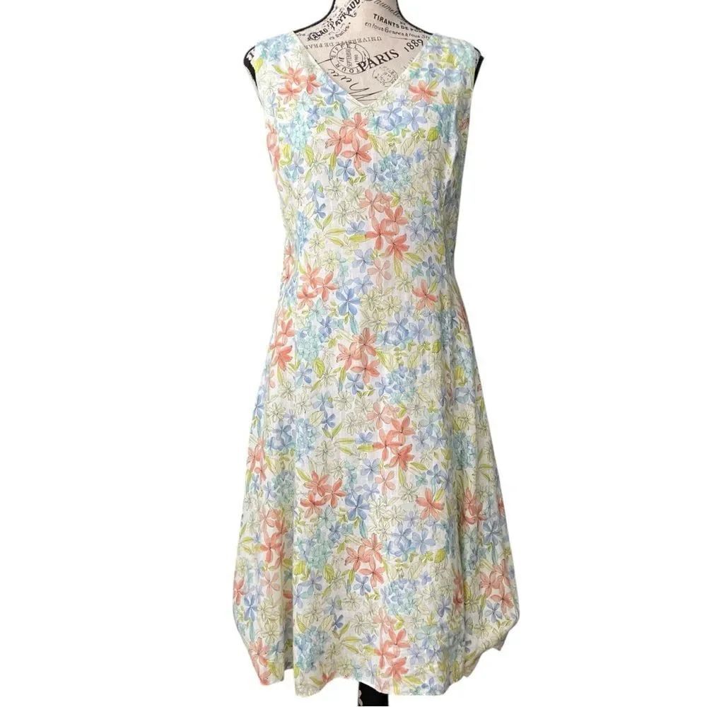 Liz Claiborne Floral Sleeveless Mini Dress in Size ***SEE MEASUREMENT***